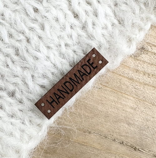 naszywka z ekoskóry - handmade