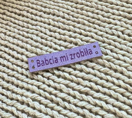 naszywka z ekozamszu - Babcia mi zrobiła