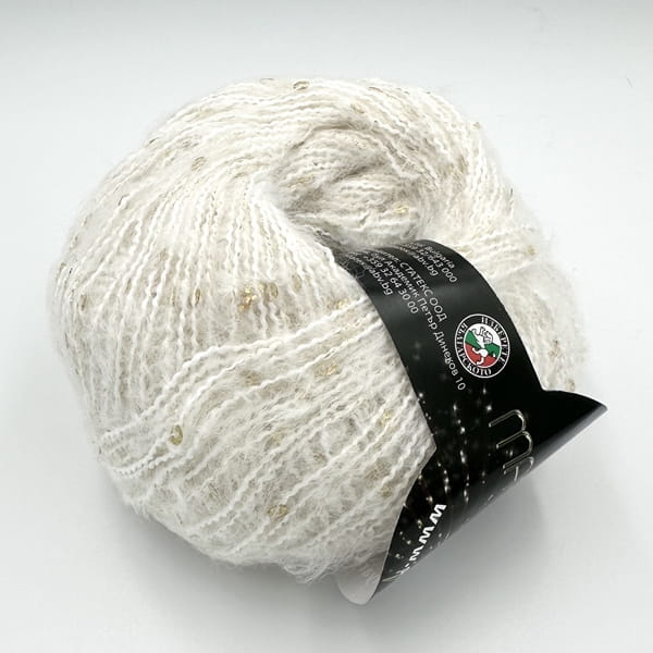 Magic star - włóczka fantazyjna - kolor 09 jasny beż