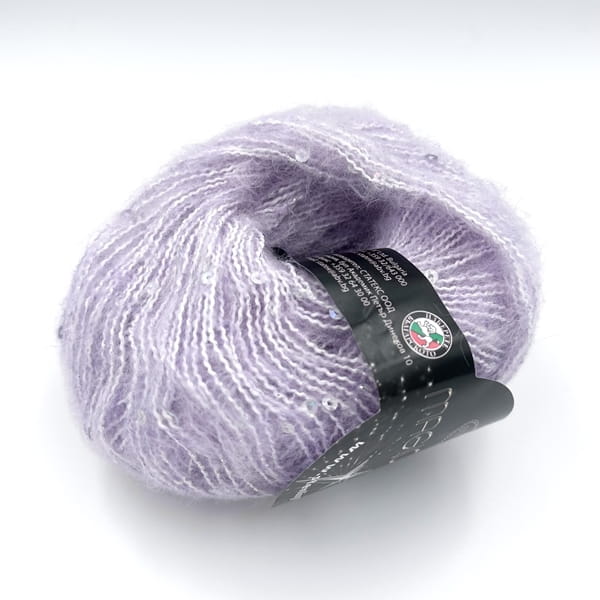 Stenli Magic Star - włóczka fantazyjna  z cekinami - 05 jasny fiolet