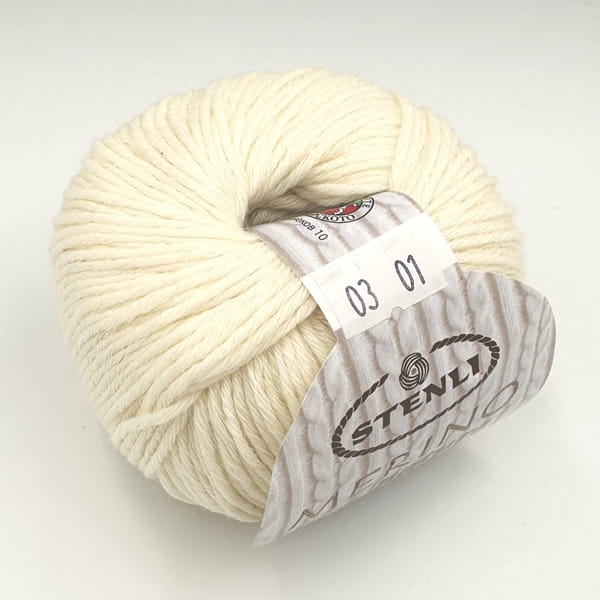 Merino Natura - 03 jasny żółty - 100% wełna z merynosa