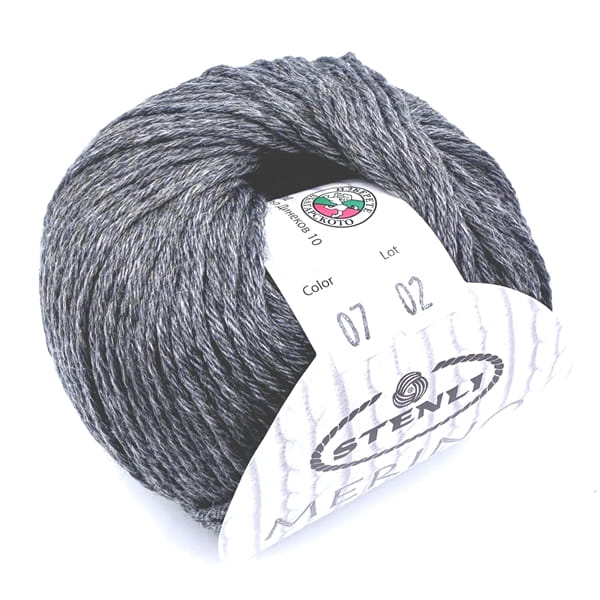 Merino Natura - 07 szary - 100% merino