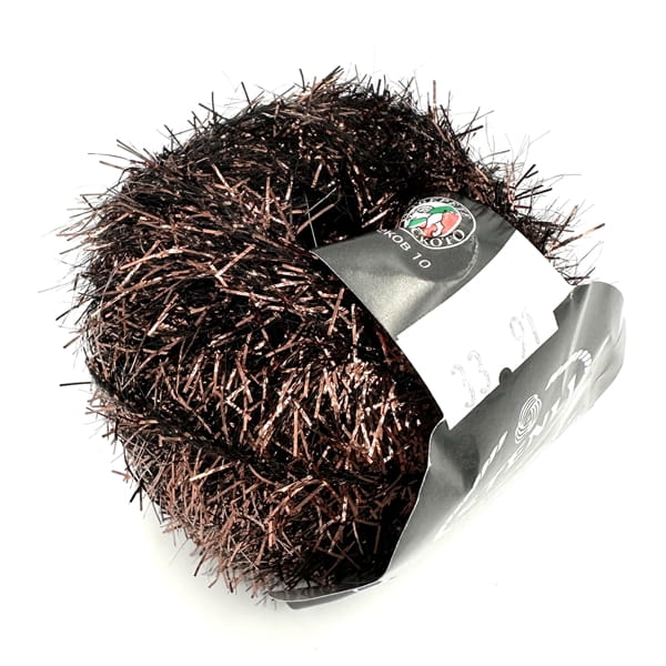 Włóczka fantazyjna lureks - Stenli Rococo - 33 brązowy