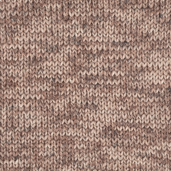 Drops Fiesta - print 30 - prażony migdał - odcienie brązu - wełna skarpetkowa