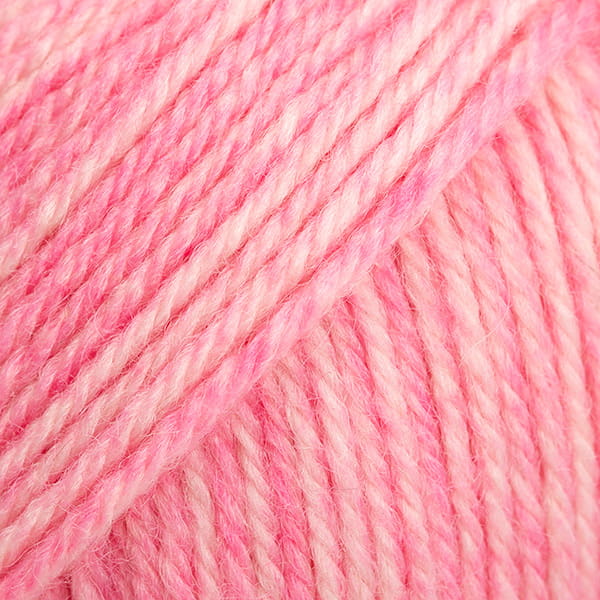 Drops Fiesta - print 32 lody truskawkowe  - różowa wełna na skarpetki