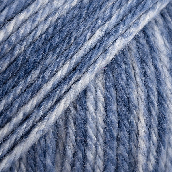 Drops Fiesta - print 38 niebieska mgiełka  - wełna na skarpetki