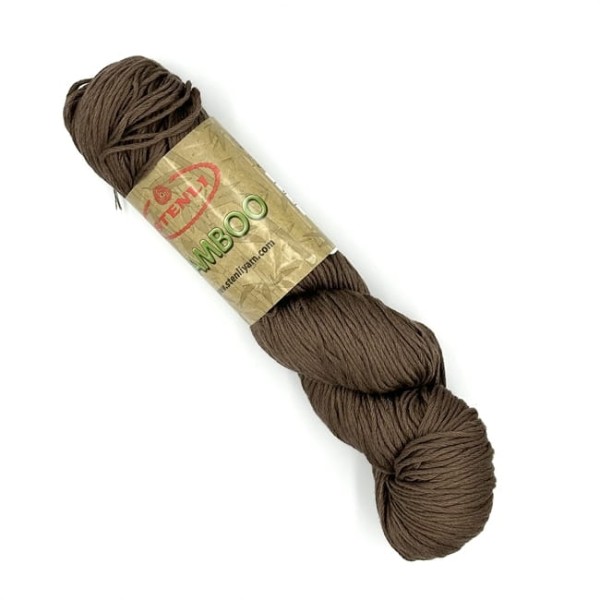 Stenli Bamboo - 16 brązowy - włóczka naturalna z bambusa