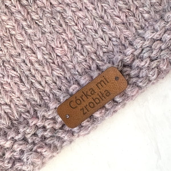 metka, naszywka z ekoskóry córka mi zrobiła