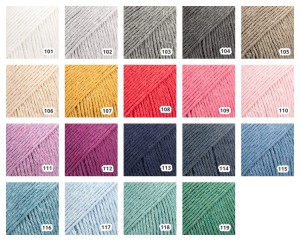 Drops Loves You 9 - bawełna z recyklingu - zestaw 19 kolorów