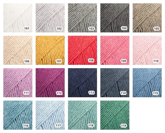 Drops Loves You 9 - bawełna z recyklingu - zestaw 19 kolorów