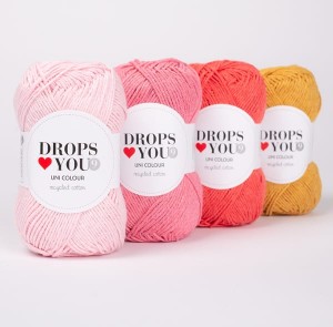 Drops Loves You 9 - 100% bawełna z recyklingu - zestaw 20 sztuk
