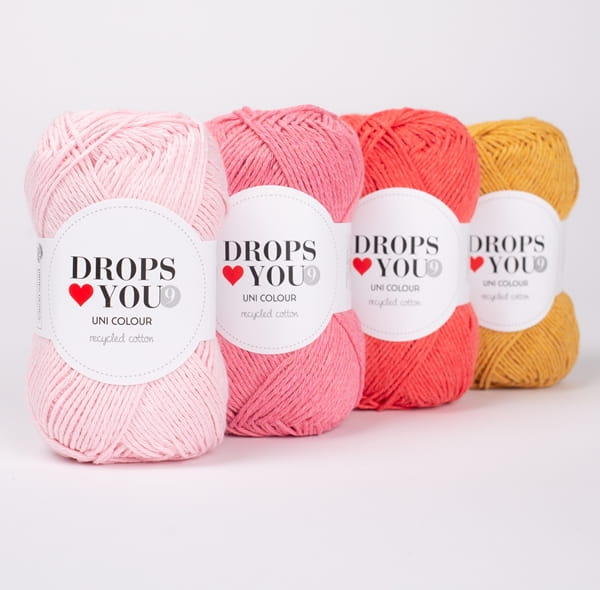 Drops Loves You 9 - 100% bawełna z recyklingu - zestaw 20 sztuk