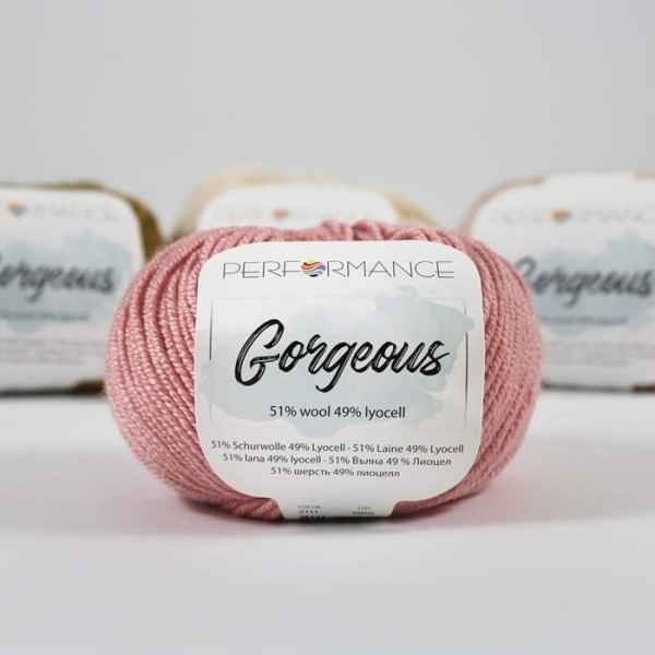 Performance Gorgeous - 2111 morela - wełna i lyocell/tencel