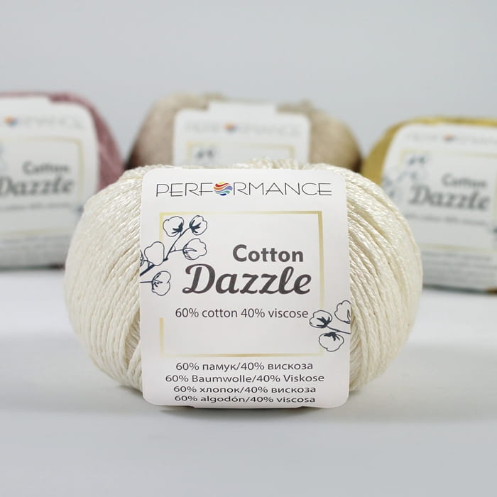 Performance Cotton Dazzle - 2015 kremowy - włóczka na letni top