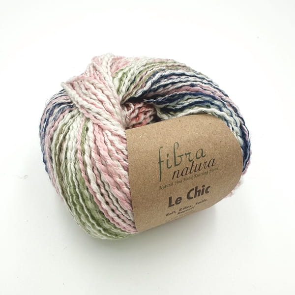 włóczka Fibra Natura Le Chic 204 - bawełna, len, bambus, wełna merino