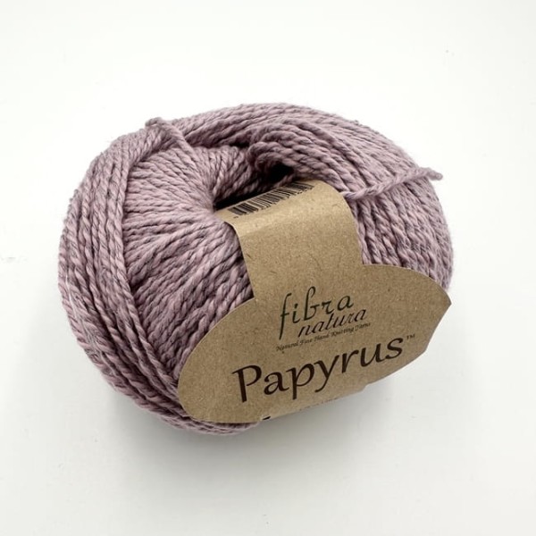 Włóczka bawełniana z jedwabiem - bardzo miła włóczka do szydełkowania - Fibra Natura Papyrus 229-10