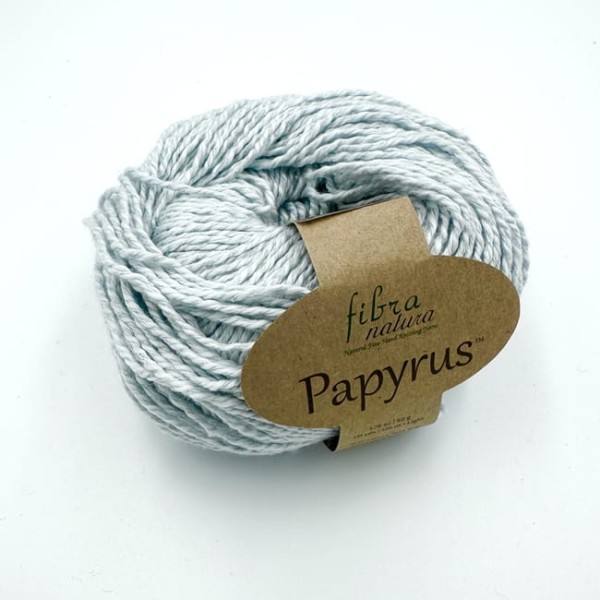 Fibra Natura Papyrus - 229-13 jasny niebieski - włóczka bawełniana z jedwabiem