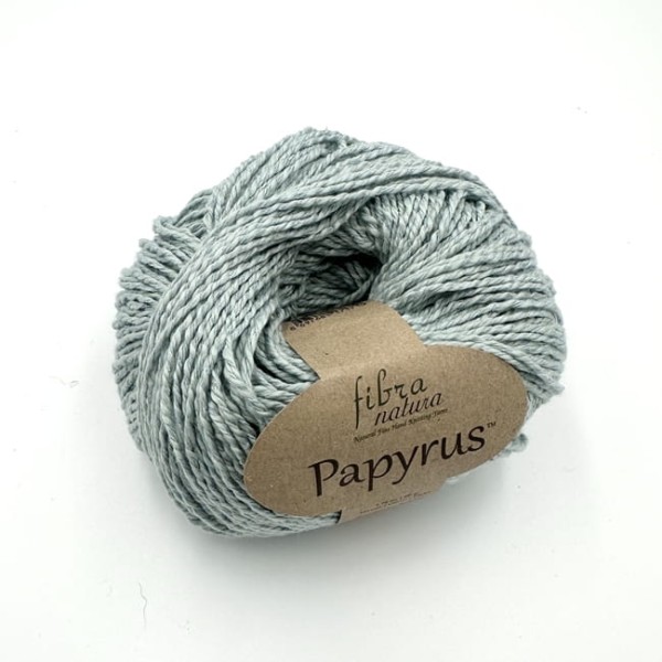 Fibra Natura Papyrus - 229-19 jasna mięta - włóczka bawełniana z jedwabiem na lato