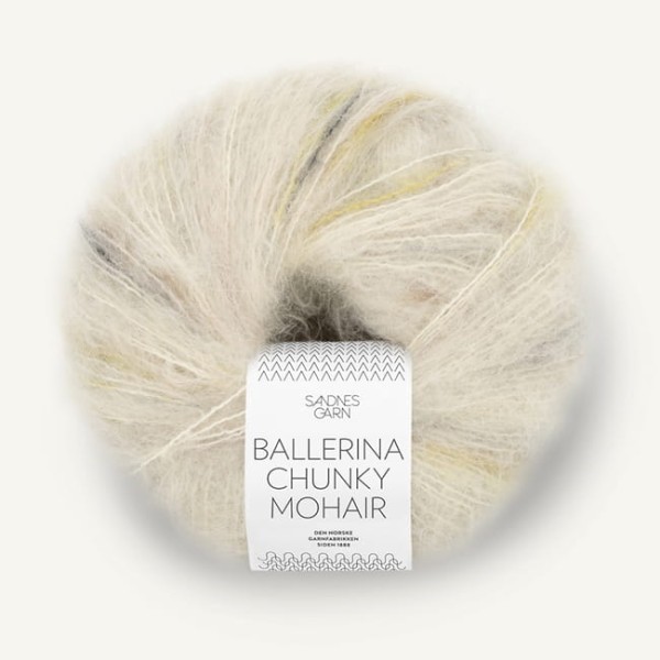 Sandnes Garn Ballerina Chunky Mohair 1009 early spring - gruba włóczka moherowa