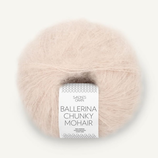 Sandnes Garn Ballerina Chunky Mohair - 2321 marcepan - włóczka moherowa na sweter