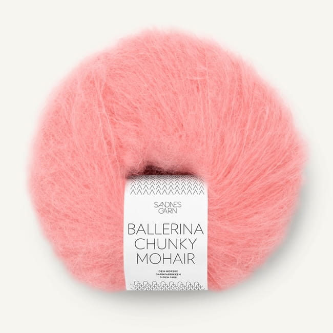 Sandnes Garn Ballerina Chunky Mohair - 4213 kwiatowy (blossom) - włóczka moherowa gruba