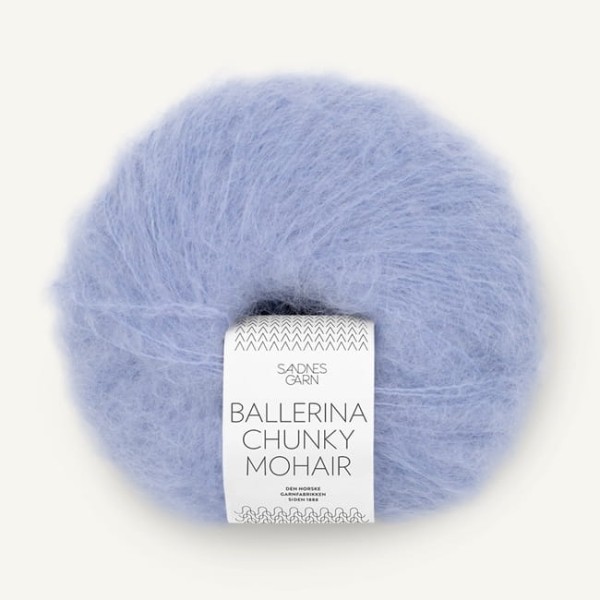 Sandnes Garn Ballerina Chunky Mohair - 5505 irys - włóczka moherowa na kardigan