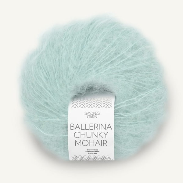 Sandnes Garn Ballerina Chunky Mohair - 6311 jasny niebieski - włóczka moherowa