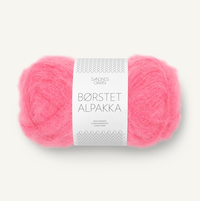 Sandnes Garn Borstet Alpakka 4315 guma balonowa - włóczka brushed alpaka