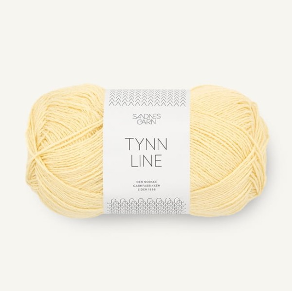 Sandnes Garn Tynn Line - 1002 biały - włóczka na letnią sukienkę