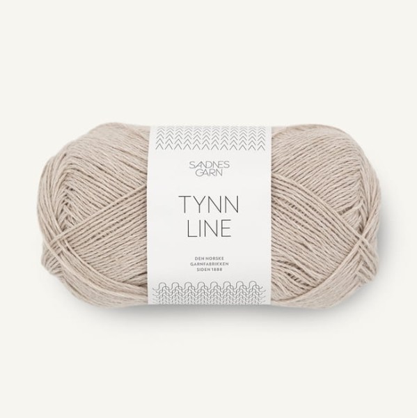 Sandnes Garn Tynn Line - 2331 jasny beż - włóczka na letnią bluzkę