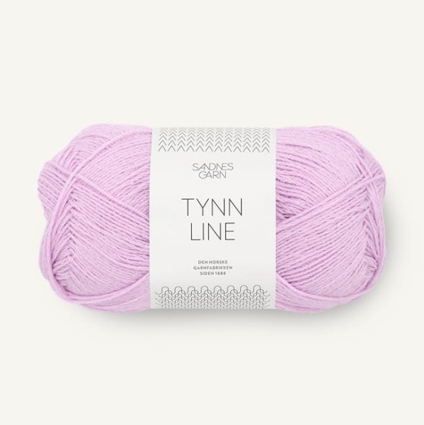 Sandnes Garn Tynn Line - 5023 liliowy - włóczka bawełniana z wiskozą