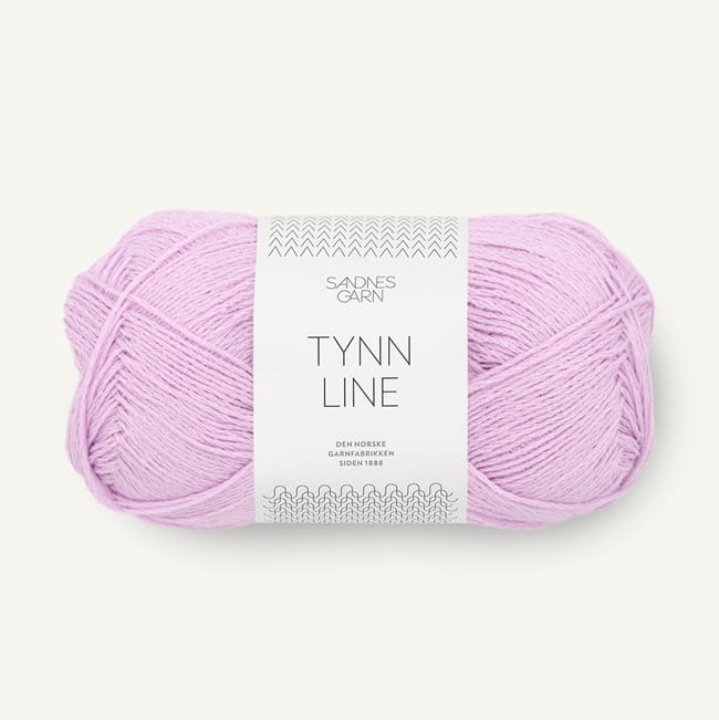 Sandnes Garn Tynn Line - 5023 liliowy - włóczka bawełniana z wiskozą