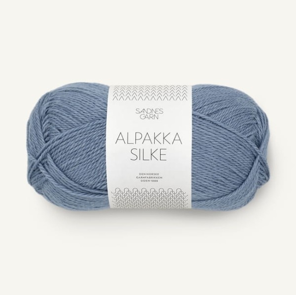Sandnes Garn Alpakka Silke - 6052 dżins - włóczka z alpaki z jedwabiem