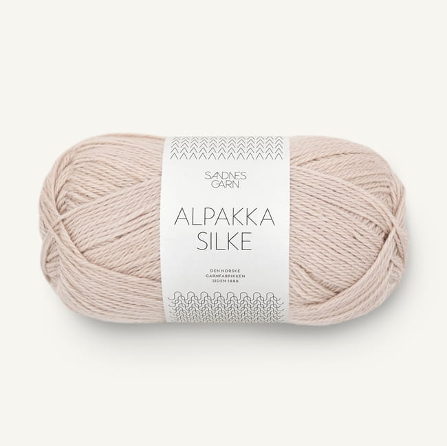 Sandnes Garn Alpakka Silke - 2521 piaskowy beż - włóczka z alpaki z jedwabiem