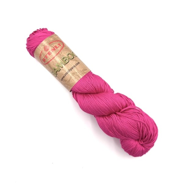 Stenli Bamboo - 14 magenta - włóczka 100% bambus