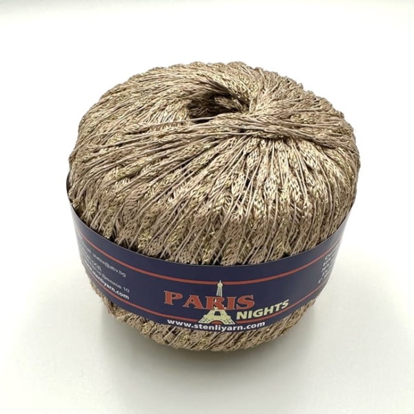 Włóczka fantazyjna ze złotą nitką Stenli Paris Night 6602