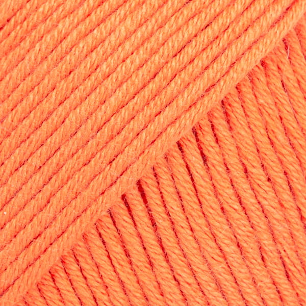 Włóczka 100% bawełna Drops Safran pomarańczowy