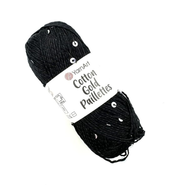 Włoczka bawełniana z cekinami na letnią bluzkę Dziergaweczki sklep