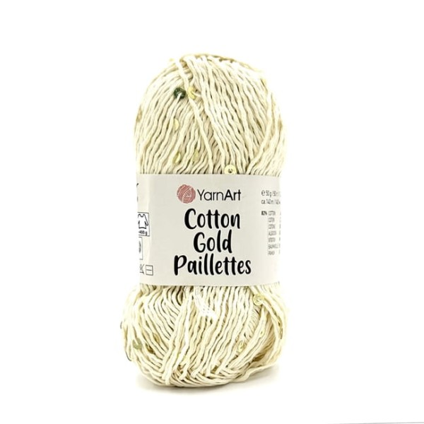 Włóczka bawełna z cekinami na letni top Dziergaweczki sklep