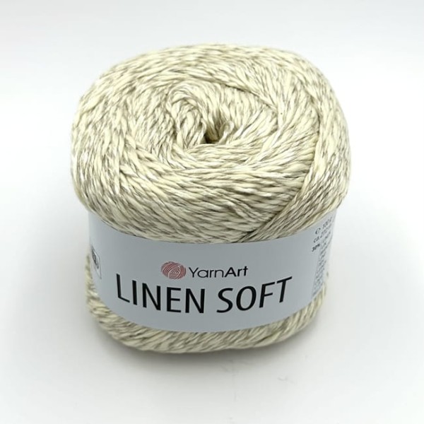 Włóczka YarnArt Linen Soft - len, bawełna, wiskoza - włóczka na letnie dzianiny