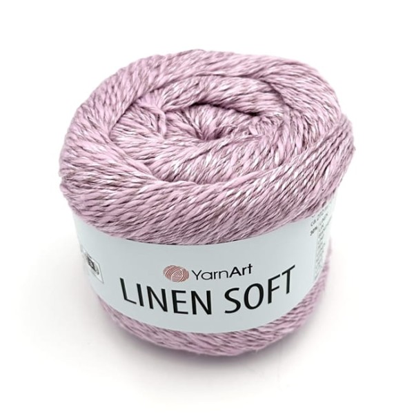 YarnArt Linen Soft włóczka z naturalnym składem - wiskoza, bawełna, len