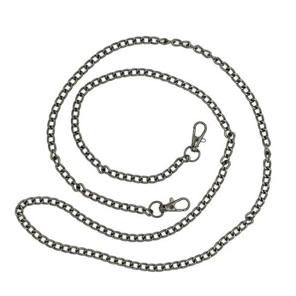 Długi łańcuszek do torebki z karabińczykiem - 120 cm