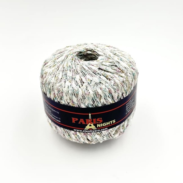 Stenli Paris Night - fantazyjna włóczka wiskoza z kolorowym lureksem