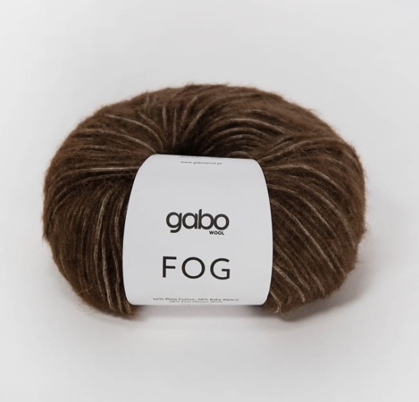 Fog wenge Gabo Wool - lekka naturalna włóczka