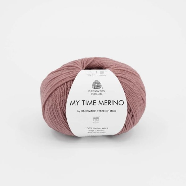 My Merino Time  - włóczka z merynosów - Pudrowy róż 9591