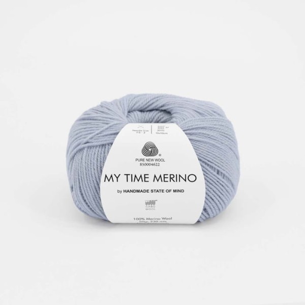 My Time Merino - włóczka 100% merino - niebieski kryształ 9442