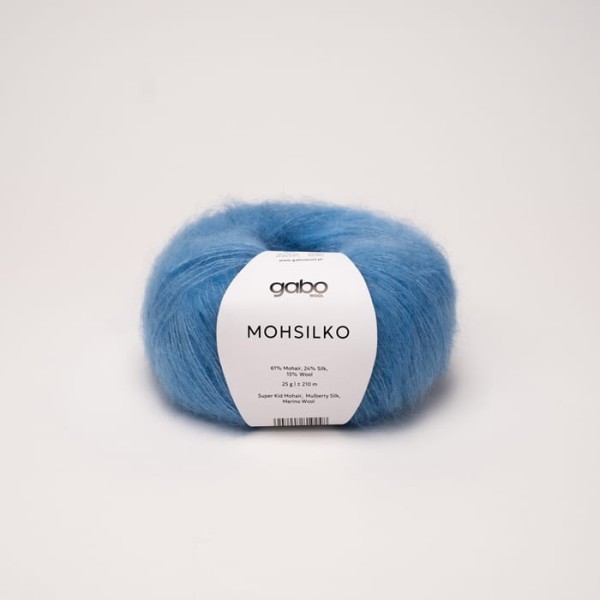 Włóczka MOHSILKO himalajski błękit 4444 Gabo Wool