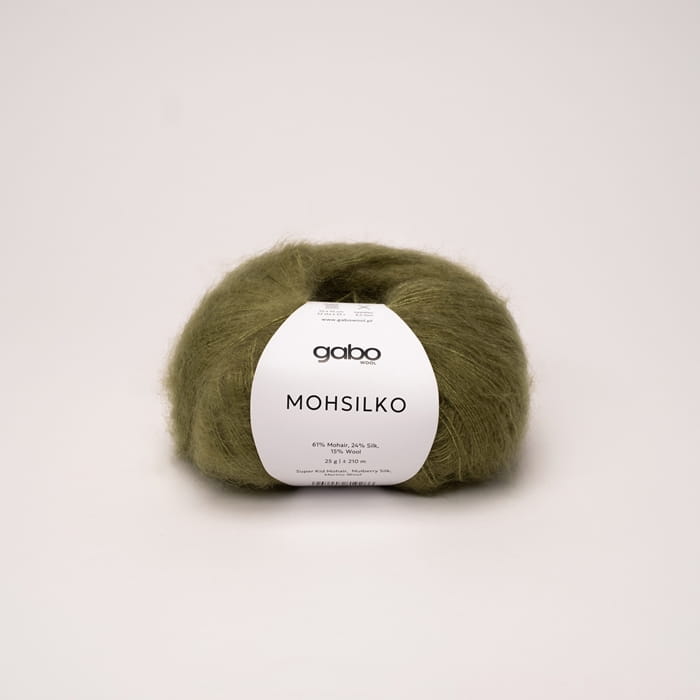 Włoczka moher z jedwabiem Mohsilko Gabo Wool - dziergaweczki sklep