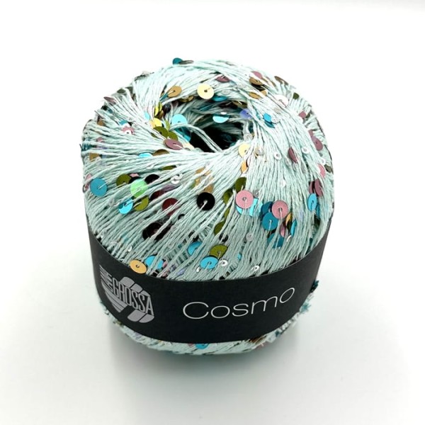 Włóczka Lana Grossa Cosmo - włóczka bawełniana z cekinami