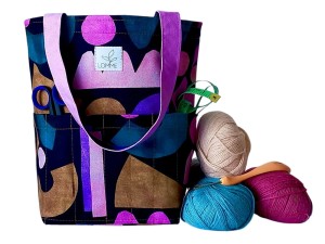 Lomme Bucket Bag - torba na włóczki, druty i szydełka